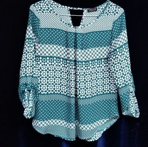 Papermoon for Stitch Fix Geo Print top